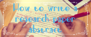 research paper abstract
